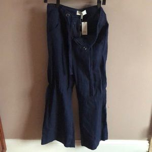 NWT Joie drawstring bellbottom lightweight pants
